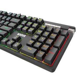 Marvo Gaming Keyboard Mechanical KG948 - 108 keys, RGB, Macros, Blue switches