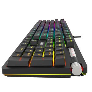 Marvo Gaming Keyboard Mechanical KG948 - 108 keys, RGB, Macros, Blue switches