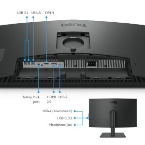 Monitor BenQ PD2706U, 27 inch, IPS, 3840x2160, 60Hz, HDMI, DP, USB-C PD