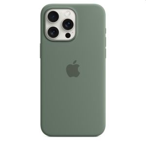Husa Husa din silicon Apple iPhone 15 Pro Max cu MagSafe - Cypress