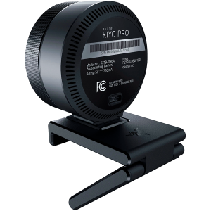 Razer Kiyo Pro, Cameră USB, Senzor de lumină adaptiv de înaltă performanță, 2,1 Megapixeli, 1080p necomprimat 60FPS, compatibil HDR, USB3.0