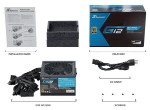 Seasonic PSU 550W Gold - G12 GC-550