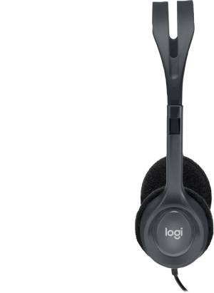 Слушалки с микрофон Logitech H111, 3.5mm