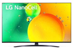 TV LG 65NANO763QA, 65" 4K IPS HDR Smart Nano Cell TV, 3840x2160, Pure Colors, DVB-T2/C/S2, Active HDR ,HDR 10 PRO, webOS Smart TV, ThinQ AI, NVIDIA GeForce, HGiG, WiFi, Clear Voice Pro, Bluetooth 5.0, Miracast / AirPlay2, One Pole stand, Black