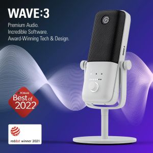 Microfon desktop Elgato Wave 3 White