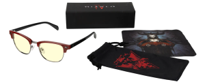 Ochelari pentru computer GUNNAR Diablo IV Sanctuary Edition - Chihlimbar de onix cu sânge