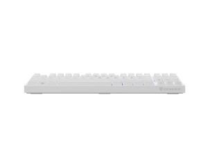 Keyboard Genesis Gaming Keyboard Thor 404 TKL White RGB Backlight US Layout Yellow Switch