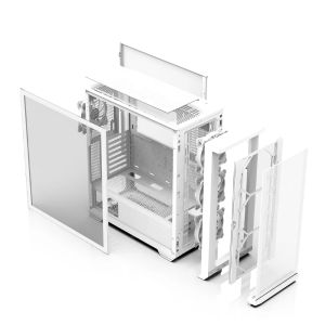 Zalman Case EATX - Z10 DUO White - Mesh/Tempered Glass