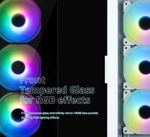 Zalman Case ATX - I3 NEO TG Black - aRGB, Tempered Glass