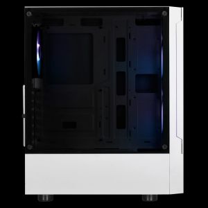 Gamdias Case ATX - TALOS E3 MESH White - aRGB, Tempered Glass