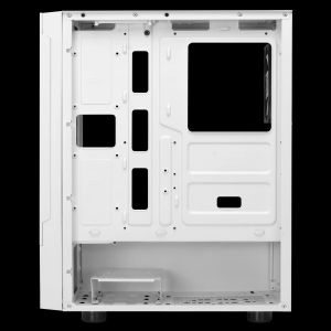 Gamdias box Case ATX - TALOS E3 MESH Alb - aRGB, Sticla Securizata