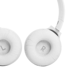 Headphones on-ear JBL T510BT, White