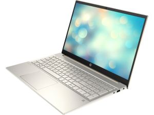 Laptop HP Pavilion 15-eg3001nu Warm Gold, Core i5-1335U(până la 4,6GHz/12MB/10C), 15,6" FHD IPS AG, 16GB 3200MHz 2DIMM, 512GB PCIe SSD, WiFi 6+BT, 5.3 KbdPR, backlit, 5.3 Batt, DOS gratuit