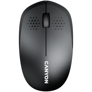 CANYON MW-04, Bluetooth Wireless optical mouse with 3 buttons, DPI 1200 , with 1pc AA canyon turbo Alkaline battery, Black, 103*61*38.5mm, 0.047kg