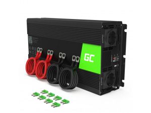 Inverter 12/220 V  DC/AC 2000W/4000W  Pure sine wave GREEN CELL