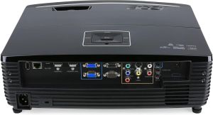 Multimedia projector Acer Projector P6505, DLP, 1080p(1920x1080), 5500 ANSI Lm, 20,000:1, HDMI, 1.6 Optical zoom, Stereo mini jack x 1, DC out(5V/1A USB Type A), USB (Mini-B ) x 1, RS232, RJ45, 2 x10W Speaker,Carrying case, Black