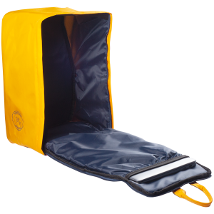CANYON CSZ-03, rucsac dimensiune cabină pentru laptop de 15,6 inchi, poliester, galben