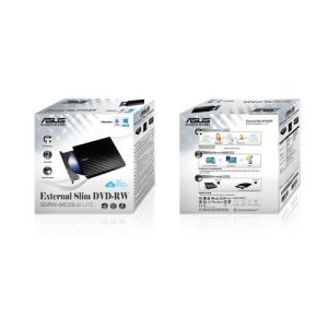 Gravator DVD extern USB ASUS SDRW-08D2S-U LITE, USB 2.0, negru