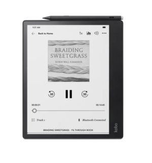 Kobo Elipsa 2E-Book Reader Pack, E Ink Carta 1200 touchscreen, 10.3 inch, 1404 x 1872, 32 GB, CPU 2.0 GHz, USB-C, Includes Kobo Stylus, Black