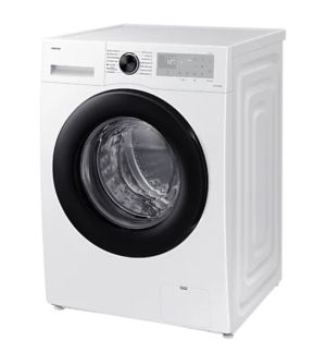 Mașină de spălat rufe Samsung WW90CGC04DAHLE, Mașină de spălat, 9 kg, 1400 rpm, Motor digital invertor, Eficiență energetică A, Eficiență de centrifugare B, Eco Bubble, Bubble Soak, Hygiene Steam, WiFi , Smart Things, AI Energy mode, Alb, Ușă neagră