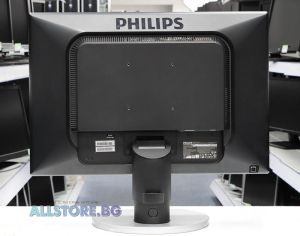 Philips 240BW9, 24" 1920x1200 WUXGA 16:10 Stereo Speakers + USB Hub, Silver/Black, Grade C