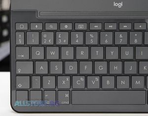 Logitech Slim Folio Case with Wireless Keyboard and Bluetooth Black for iPad 5th Generation, Brand New