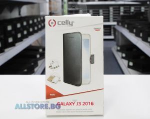 Celly Galaxy J3 2016 Flip Cover Case, Brand New Open Box