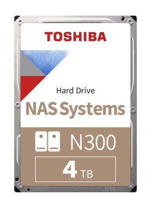 Твърд диск Toshiba N300 4TB ( 3.5", 256MB, 7200 RPM, SATA 6Gb/s )