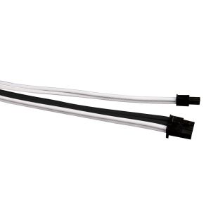1stPlayer комплект удължителни кабели Custom Modding Cable Kit Black/White - ATX24P, EPS, PCI-e - BKW-001