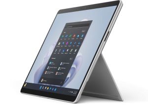 Laptop Microsoft Surface PRO 9, Intel Core i5-1235U, ecran PixelSense Flow de 13 inchi (2880 x 1920), grafică Intel Iris Xe, 8 GB RAM, 256 GB SSD, Windows 11 Home, Platinum