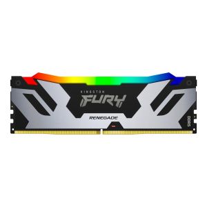 Memorie Kingston Fury Renegade Argintiu/Negru RGB 32GB(2x16GB) DDR5 8000MHz CL38 KF580C38RSAK2-32, XMP
