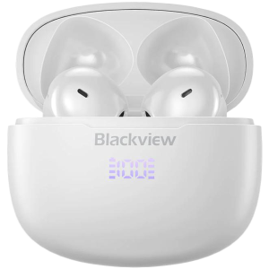 Blackview AirBuds 7, Battery 35mAh,Charging box battery 470mAh, Bluetooth 5.3, White