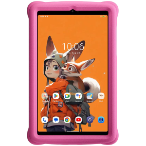 Blackview Tab 60 Kids, 8.68inch WXGA+ 800*1340, T606 Octa-core 1.6GHz, Front 5MP; Rear 8MP camera, memory 4GB/128GB, 6050mAh battery, Android 13, Support Dual SIM card, 802.11 a/b/g/n/ac(2.4/5GHz),Pink