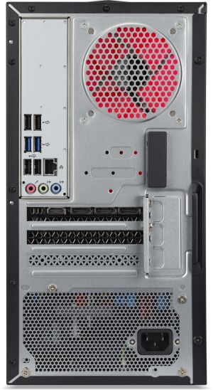 Desktop computer Acer Nitro N50-650, i5-13400F (up to 4.6GHz, 20MB), 16GB DDR4(max. 32GB 3200MHz), 512GB SSD PCI-e, M.2 slot free, no DVD, NVIDIA GeForce RTX 4060 8GB GDDR6 , 4*USB 2.0, 2*3.2 USB, Type-C, Audio jacks, GLAN, WiFi AX & BT5.0, 500W PFC, No O