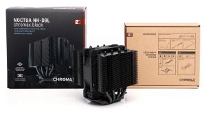 Cooler CPU Noctua NH-D9L chromax.negru - LGA1851/1700/1200/AM5