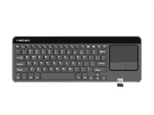 Клавиатура Natec wireless keyboard Turbot slim touch pad x-scissors us layout
