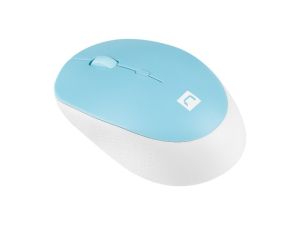 Mouse Natec Mouse Harrier 2 Wireless 1600 DPI Bluetooth 5.1 White-Blue