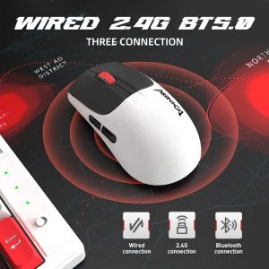 Marvo Wireless Gaming Mouse Monka Vero G966W - 10000dpi, Bluetooth, 2.4G