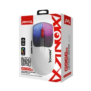 Marvo безжична геймърска мишка Wireless Gaming Mouse Monka Vero G966W - 10000dpi, Bluetooth, 2.4G