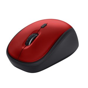Mouse TRUST YVI+ Mouse fără fir Eco Red