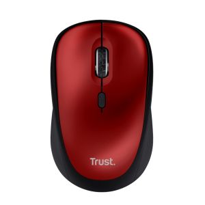 Mouse TRUST YVI+ Mouse fără fir Eco Red