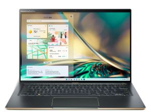 Laptop Acer Swift 5, SF514-56T-73WY, Intel Core™ i7-1260P (up to 4.70 GHz, 18MB), 14" 2.5K IPS touch w/Antibacterial coating, 16GB LPDDR5, 1024GB PCIe NVMe SSD, Intel UMA, WIFI6E, BT 5.2, FHD Camera, FPR, Win 11 Pro, Steam Blue