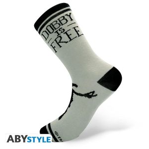 Чорапи ABYSTYLE HARRY POTTER Black & Grey Dobby