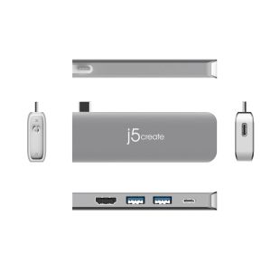 j5create ULTRADRIVE Kit USB-C™ Dual-Display Modular Dock