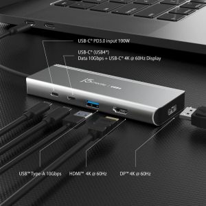 j5create USB4 Dual 4K Multi-Port Hub