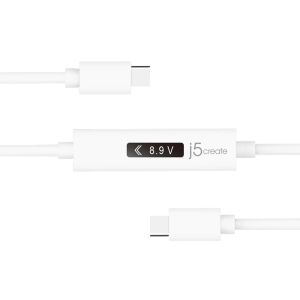 Cablu de încărcare j5create JUCP14, Power Meter, USB-C