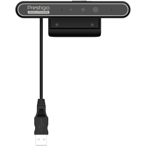 Prestigio Solutions Videoconferință Windows Hello Camera: FHD, 2MP, 2 microfon, 1m (Raza de acțiune), Conexiune prin USB 3.0