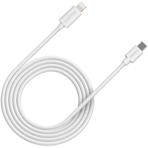 CANYON cable CFI-12 USB-C to Lightning 20W 2m White