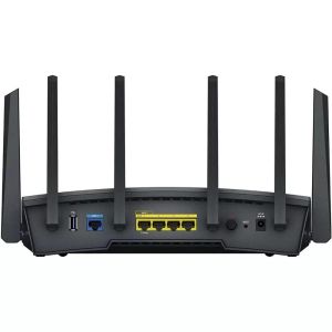 Router wireless Synology RT6600AX, 6600Mbps, 2.4GHz - 600Mbps/ 5GHz - 4800Mbps/ 5GHz - 1200Mbps