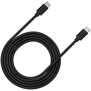 CANYON UC-12, cable 100W, 20V/ 5A, typeC to Type C, 2M with Emark, Power wire :20AWG*4C,Signal wires :28AWG*4C,OD4.5mm, PVC ,black